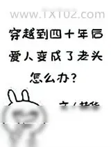 《穿越到四十年后爱人变成了老头怎么办》小说封面