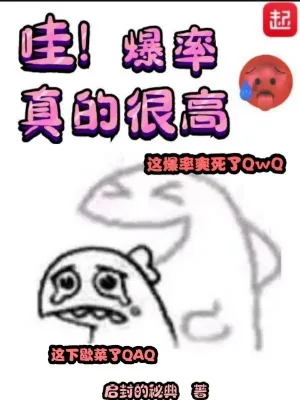 《哇!爆率真的很高》小说封面